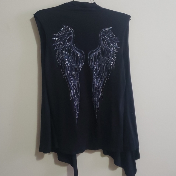 Black short sleeved Cardigan - Picture 2 of 2
